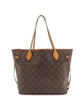 Louis Vuitton Monogram Neverfull MM Tote Shoulder Bag